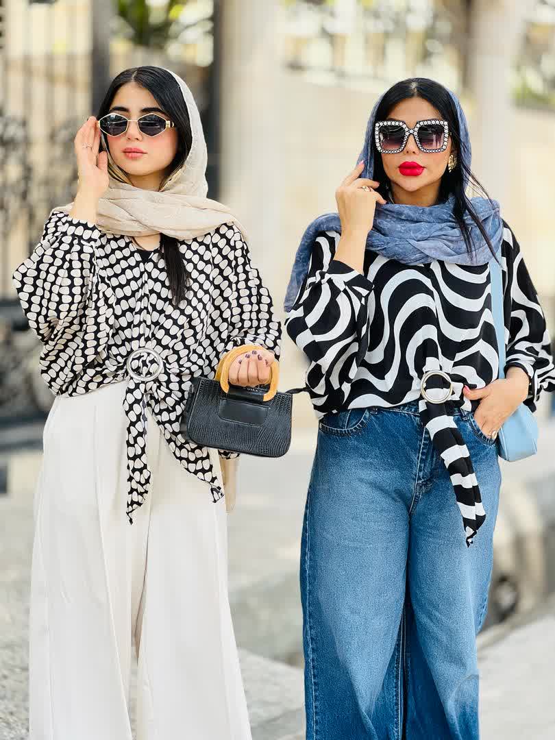 شومیز جلو سگک 2618